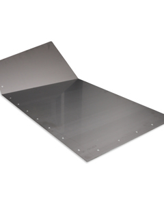 Diagonal sheet SST rh long f/manure cover rod conveyor 2x350